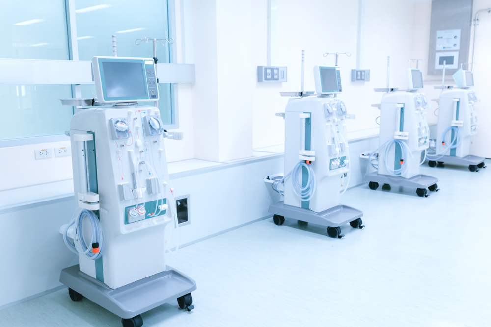Equipment Dialysis machines in hospitals